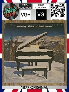 SUPERTRAMP•Even In The Quietest Moments...1977 US Stereo (#SP-4634)•Pitman Press